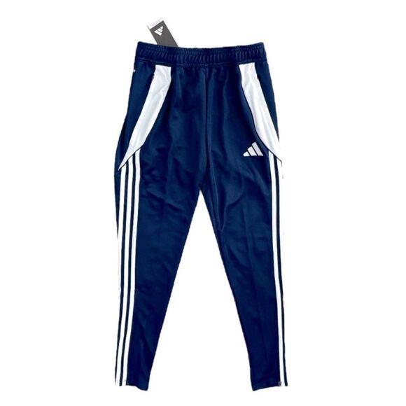 Adidas Tiro 24 Men’s Training Pants Navy Blue 2 / White IR9343 Football Soccer - Picture 1 of 9